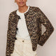 Andy Quilted Jacket - Leopard