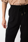 Aniyah Cargo Trouser - Washed Black
