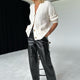 Anne Patent Trousers - Black