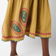 Beau Multi Wear Embroidered Skirt and Dress - Ochre/Multi