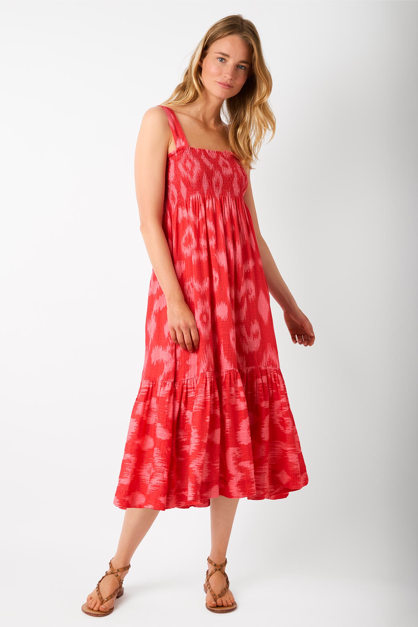 Beau Multi Wear Skirt And Dress Red Pink WYSE London beau-multi-wear-skirt-and-dress-red-pink-wyse-london