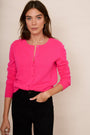 Cath Cashmere Cardigan - Neon Pink