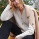 Cathy Cable Cardigan - Ivory