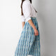 DB X Wyse Bonnet Shibouri Skirt - Blue/Ivory