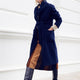 Diane Wool Double Faced Belted Coat - Midnight