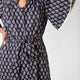 Drew Woodblock Print Dress - Midnight/Multi