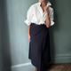 DB x WYSE Wrap Skirt - Midnight