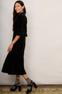 Isobel Velvet Dress - Black