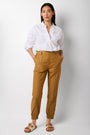Lara Cotton Cargo Trouser - Tan - Regular