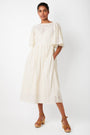 Lyla Swirl Lace Dress - Cream