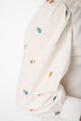 Mirabelle Embroidered Sleeve Top - Ivory