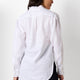 Paris Linen Frill Shirt - White