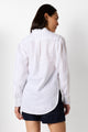 Paris Linen Frill Shirt - White