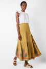 Beau Multi Wear Embroidered Skirt and Dress - Ochre/Multi
