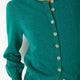 Adele Shimmer Cardigan - Emerald Green