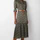 Aimee Floral Silk Satin Dress - Multi - Regular