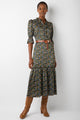 Aimee Floral Silk Satin Dress - Multi - Regular