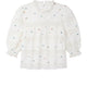 Ava Floral Lace Embroidered Blouse - Ivory Multi