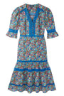 Coralie 70s Ditsy Floral Dress - Multi - Regular