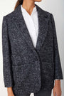 DB X Wyse Tweed Herringbone Jacket - Dark Grey