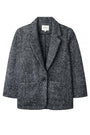 DB X Wyse Tweed Herringbone Jacket - Dark Grey