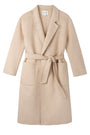Diane Double Faced Belted Coat - Oat