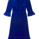 Harri Velvet Dress - Cobalt Blue