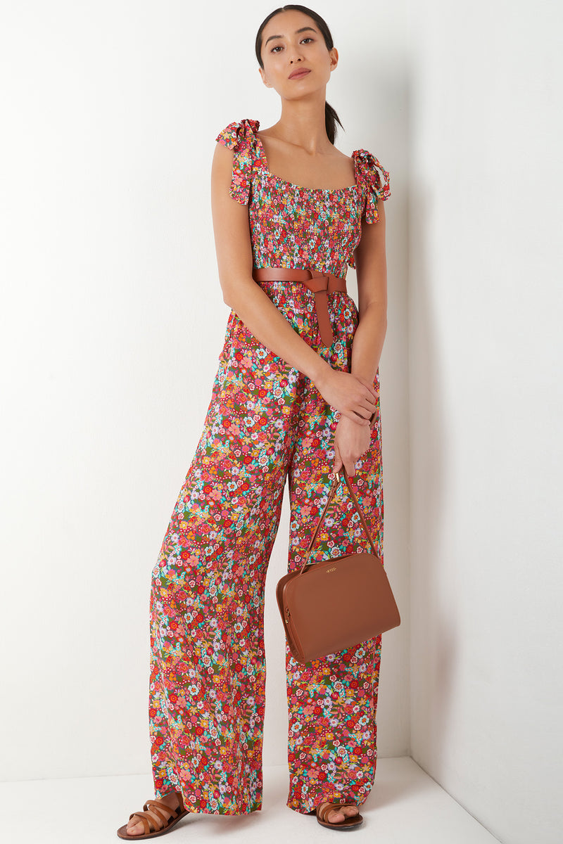 Jodi Ditsy Floral Print Jumpsuit - Multi