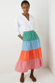 Josephine Multi-Coloured Tiered Skirt - Multi