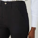 Lara Scallop Cargo Pants - Black - Longer Length