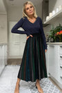 Leona Sunray Rainbow Pleated Skirt - Multi