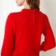 Lucia 3/4 Sleeve Cashmere Jumper - Oriental Red