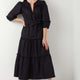 Nadine Frill Detail Dress - Soft Black - Regular
