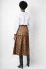 Saskia Leopard Print Skirt - Leopard