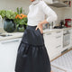 Saskia Satin Skirt - Black
