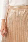 Skye Sequin Skirt - Gold