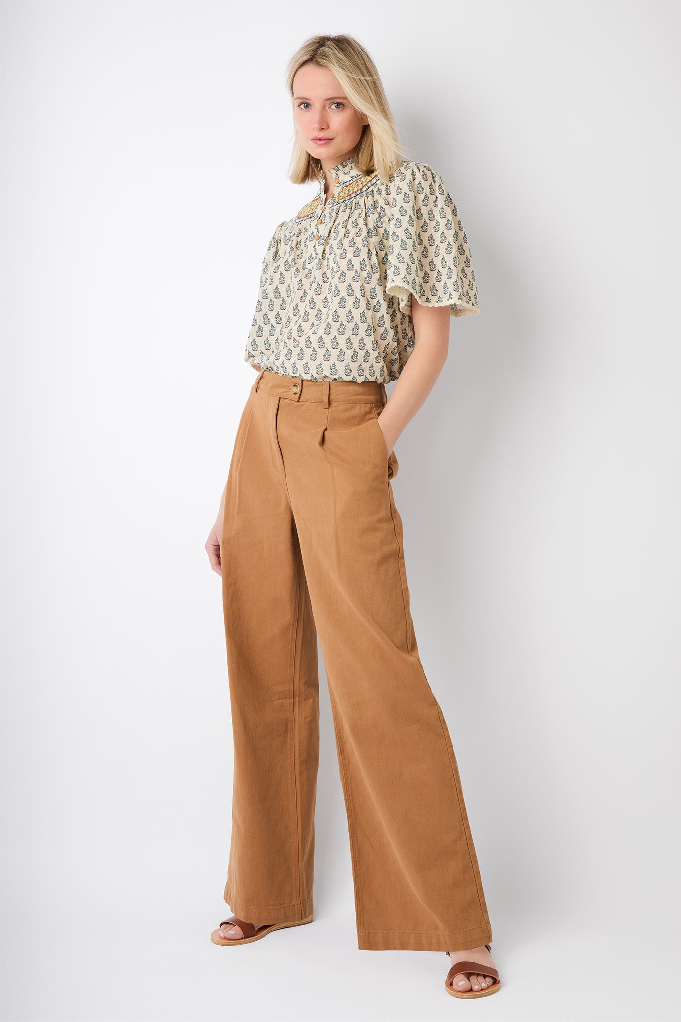 COVER STORY Trousers and Pants  Buy COVER STORY Off Work Beige Culotte  Online  Nykaa Fashion