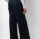 Cierra Cotton Tailored Wide Leg Trouser - Navy