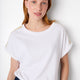 Gabre Glitter Tape T-Shirt - White