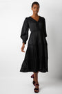 Rosalie Ruffle Dress - Black